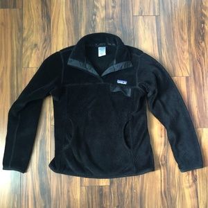 Patagonia Women's Snap-T Fleece Pullover - Black